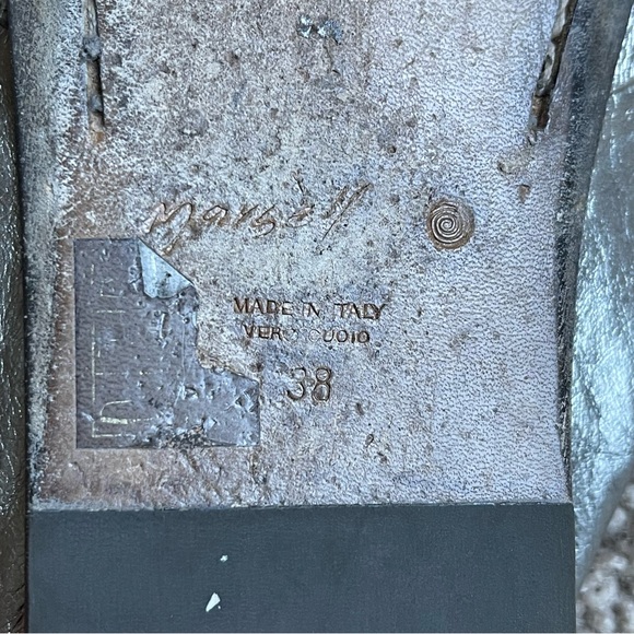 Marsèll Metallic Laceless Loafers Sz 38 - Picture 11 of 11